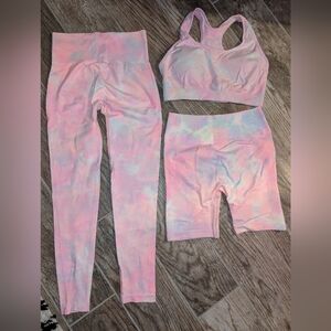 Women's CNC Rainbow Sherbet Seamless Set